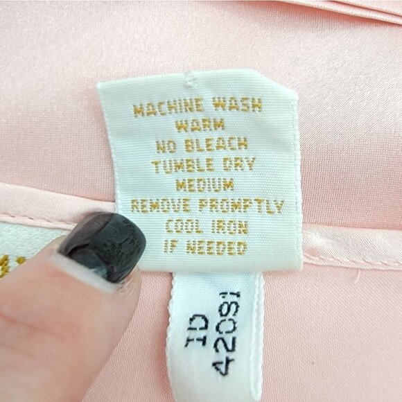 Vintage Victorias Secret Chemise Slip Dress Small Babydoll Pink Coquette Y2K 90s - Picture 6 of 12